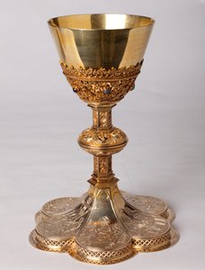 Cáliz. Orfebrería, joyería. Copia del siglo XIX de un original del siglo XVI de Unknown artist