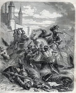 Carlos III, conocido como Carlos de Duras (Durazzo) rey de Nápoles entró en Nápoles, con la ayuda del pueblo, el 16 de julio de Unknown artist
