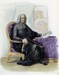 Charles Rollin (1661-1741), escritor e historiador en Ed. Mennechet, "Le Plutarque français" de Unknown artist