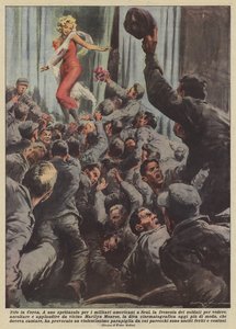 Animando en Corea (litografía en color)