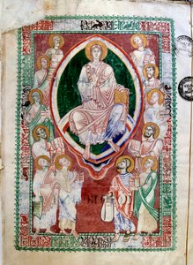 Cristo y los profetas del Antiguo Testamento. Manuscrito de la Abadía de Citeaux