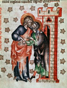 Despedida de Cristo (Jesucristo y la despedida de José) de Unknown artist