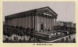 Iglesia de la Madeleine en París de Unknown artist