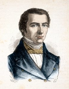 Claude Frederic Bastiat teórico liberal clásico, economista político - Retrato de Frederic Bastiat, Economista (1801 - 1850) - en “Les Contemporains”, finales del siglo XIX de Unknown artist