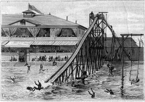 Montaña rusa en Bridgeport, Connecticut, EE.UU. en “La Nature. Revue des sciences et de leurs applications aux arts et à l