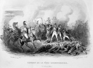 Combate de La Fère-Champenoise (25 de marzo) de Unknown artist