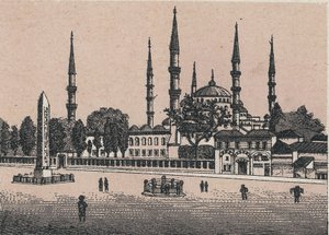 Constantinopla, Turquía: vista de la mezquita del Sultán Achmed de Unknown artist