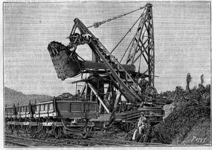 Construcción del Canal de Panamá - perforación del Istmo de Panamá de Unknown artist