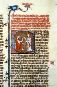 Concilio de Calcedonia, 451 - Miniatura de la Edad Media (ref. 365, 428r). Biblioteca de Toulouse (tel: 05 62 27 66 66) de Unknown artist