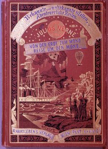 Portada de un libro de Julio Verne en alemán de Unknown artist
