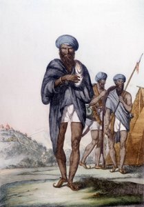 Cultura, civilización y sociedad india: retrato de un sij, religión de India. de Unknown artist