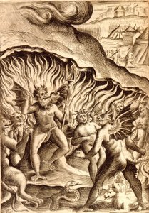 Descripción del infierno según una obra del siglo XVII de Unknown artist