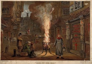 La gran peste de Londres, 1665 de Unknown