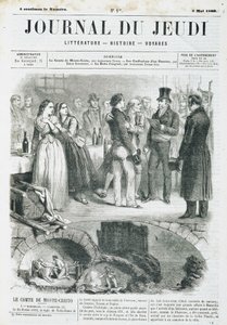 Edmond Dantès, el Conde de Montecristo (Montecristo) tiene una recepción - en “Le Journal du Jeudi” del 03/05/1860