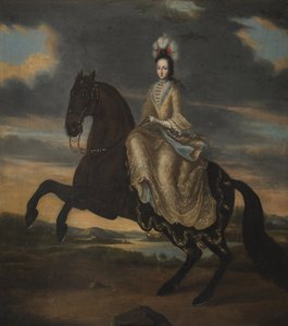 Retrato de la Duquesa Hedvig Sophia de Holstein-Gottorp (1681-1708), Reina de Suecia de Unknown artist