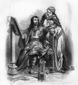 Eginardo (Einhard, Einhart, Einard, 775-840) historiador del período carolingio con Emma (Imma) su esposa