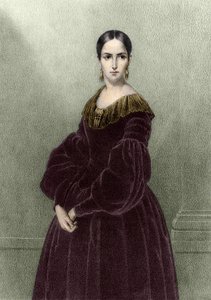 Elisabeth Rachel Félix, conocida como Mademoiselle Rachel (1821-1858), trágica francesa de Unknown artist