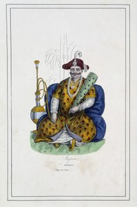 Emperador de Japón - en "Los diferentes pueblos de la tierra" por el Padre Paul Jonhanneaud, Librería de los Buenos libros de Unknown artist