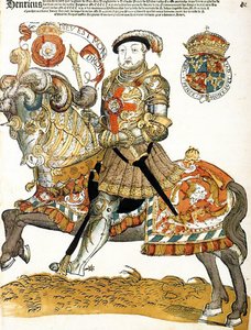 Rey inglés Enrique VIII a caballo, Artista desconocido, Riijksmueum, Amsterdam