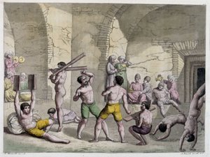 Eur Kaneh o casa de varios ejercicios corporales, Persia. de Unknown artist