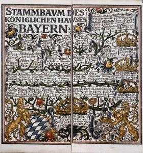 Árbol genealógico - calendario de Unknown artist