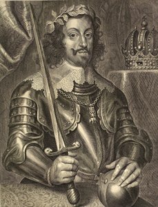 Ferdinand III, Emperador del Sacro Imperio Romano - Ferdinand III de Habsburgo 1608-1657 - grabado siglo XVII de Unknown artist