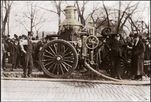 Bomba de incendios de la Brigada de Bomberos de Nueva York 1909 de Unknown artist