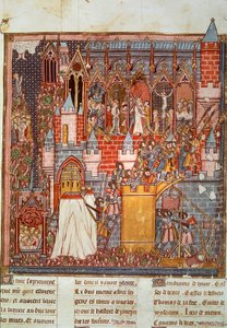 Primera Cruzada: el asedio y la captura de Jerusalén por los cruzados liderados por Godofredo de Bouillon en 1099
