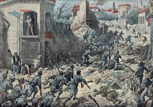 Primera Guerra Mundial: la batalla de Gorizia (Goritz) del 9 al 10 de agosto de Unknown Artist