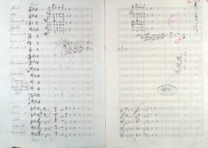 Primera página de Capriccio brillante sobre el tema de Jota Aragonesa (Obertura española No.1) de Mikhail Glinka de Unknown artist