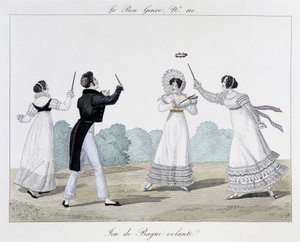 Juego de anillo volador - en "The Good Genre", No. 110, principios del siglo XIX