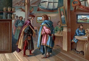 Antiguos centros comerciales: cámara de navegantes de Lubeck en el siglo XVII de Unknown artist