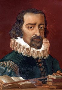 Francis Bacon (1561-1626), Canciller de Inglaterra y filósofo después de “La Ciencia y sus Hombres por Louis Figuier”. Barcelona 1881