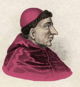 Francisco Jiménez de Cisneros (Gonzalo Jiménez de Cisneros) (1436-1517) cardenal, reformador religioso y estadista español. Grabado del siglo XIX de Unknown artist