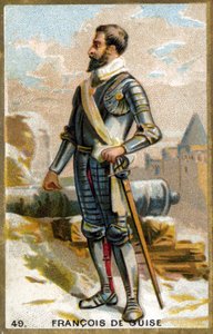 François de Guise (1519-1563). Cromolitografía del siglo XIX. de Unknown artist