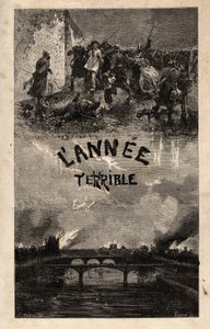Frontispicio de “El Año Terrible” de Victor Hugo - 1874