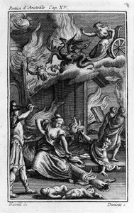 Frontispicio de “La poética” del filósofo griego Aristóteles (384-322 a.C.). Siglo XVII de Unknown artist