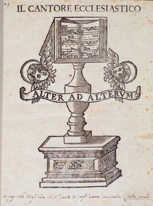 Portada de Il cantore ecclesiastico de Giuseppe Frezza dalle Grotte de Unknown artist