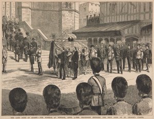 Funeral del Duque de Albany de Unknown artist