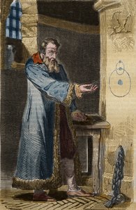 Galileo y la Inquisición: “E pur si muove!” (Y sin embargo se mueve). El astrónomo italiano Galileo Galilei (1564-1642) pronunció estas palabras en 1633 en su prisión después de ser obligado ante la Inquisición a negar su teoría de que la Tierra gira alred de Unknown artist