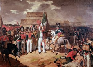 General Antonio López de Santa Anna (1794-1876) militar y político mexicano durante la batalla contra los españoles en Tampico de Unknown artist