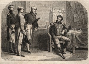 General Daumesnil negándose a rendir el Castillo de Vincennes, Francia de Unknown artist