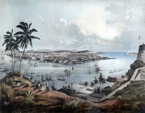 Vista general de La Habana (Cuba) en 1850. de Unknown artist