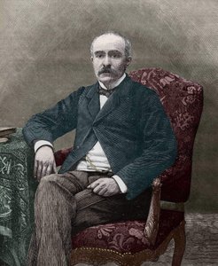 Georges Clemenceau (1841-1929), político francés en 1885. de Unknown artist