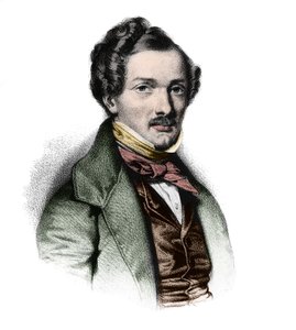 Gilbert Duprez (1806-1896), tenor francés - Retrato del tenor francés Gilbert Louis Duprez (1806-1896) de Unknown artist