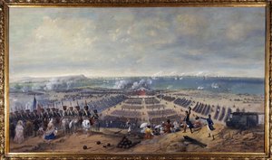 Gran desfile en el campamento militar de Boulogne de Unknown artist