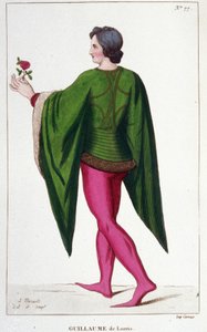 Guillaume de Lorris, poeta francés (v.1200-v.1240). de Unknown artist