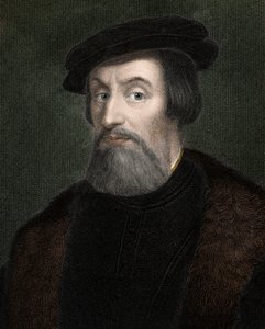 Hernando (Hernán) Cortés (1485-1547) conquistador de México - grabado - siglo XIX