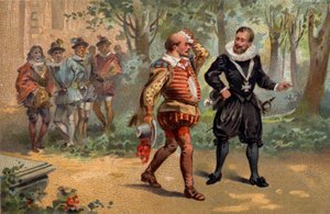 Enrique IV Rey de Francia y Enrique de Lorena, Duque de Mayenne y Aiguillon (1578-1621) de Unknown artist