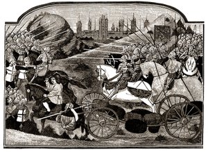 Día del Arenque, Rouvray-Saint-Denis (imprimir) de Unknown artist